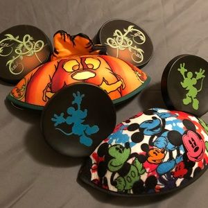 Set of TWO Mickey ears! Disney Parks Authentic